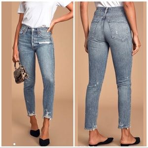 Agolde Jamie High Rise Classic in Grade, 26